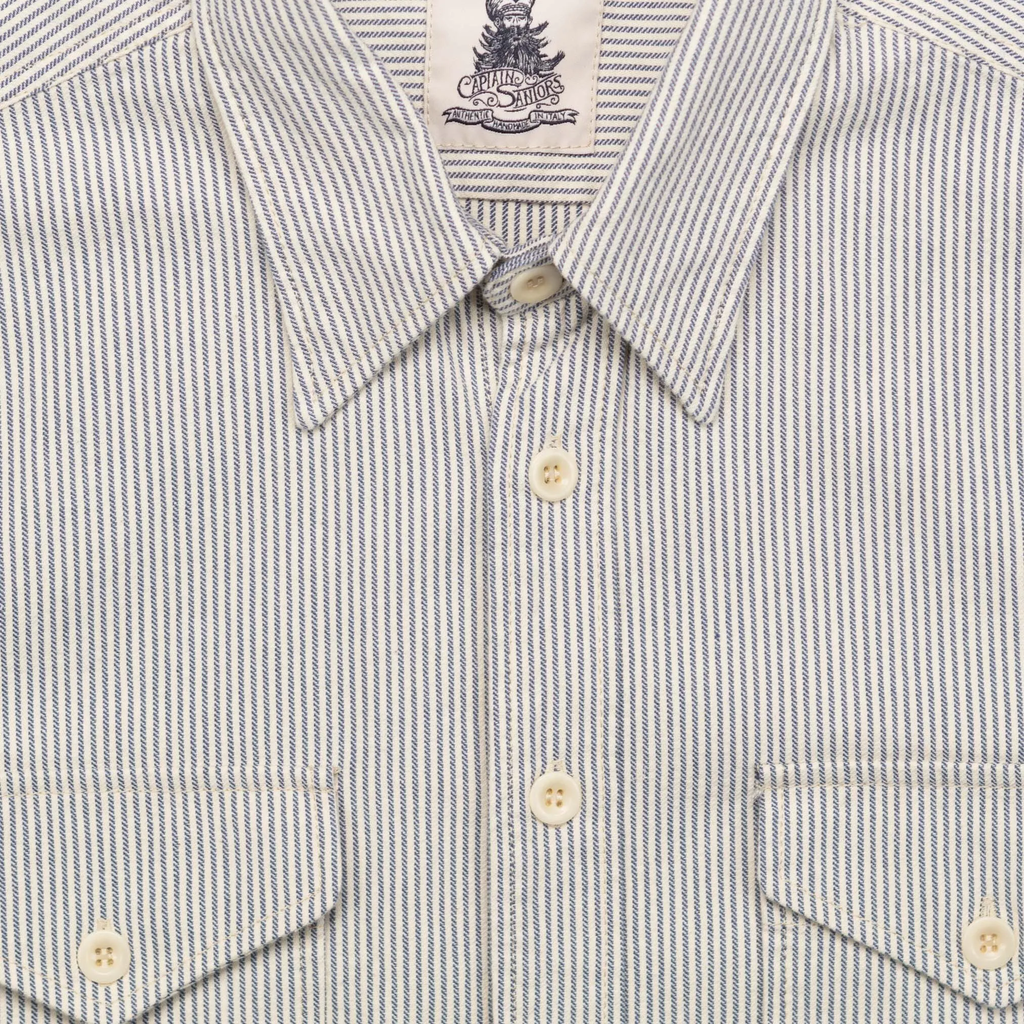 8811 Shirt in Blue Stripe