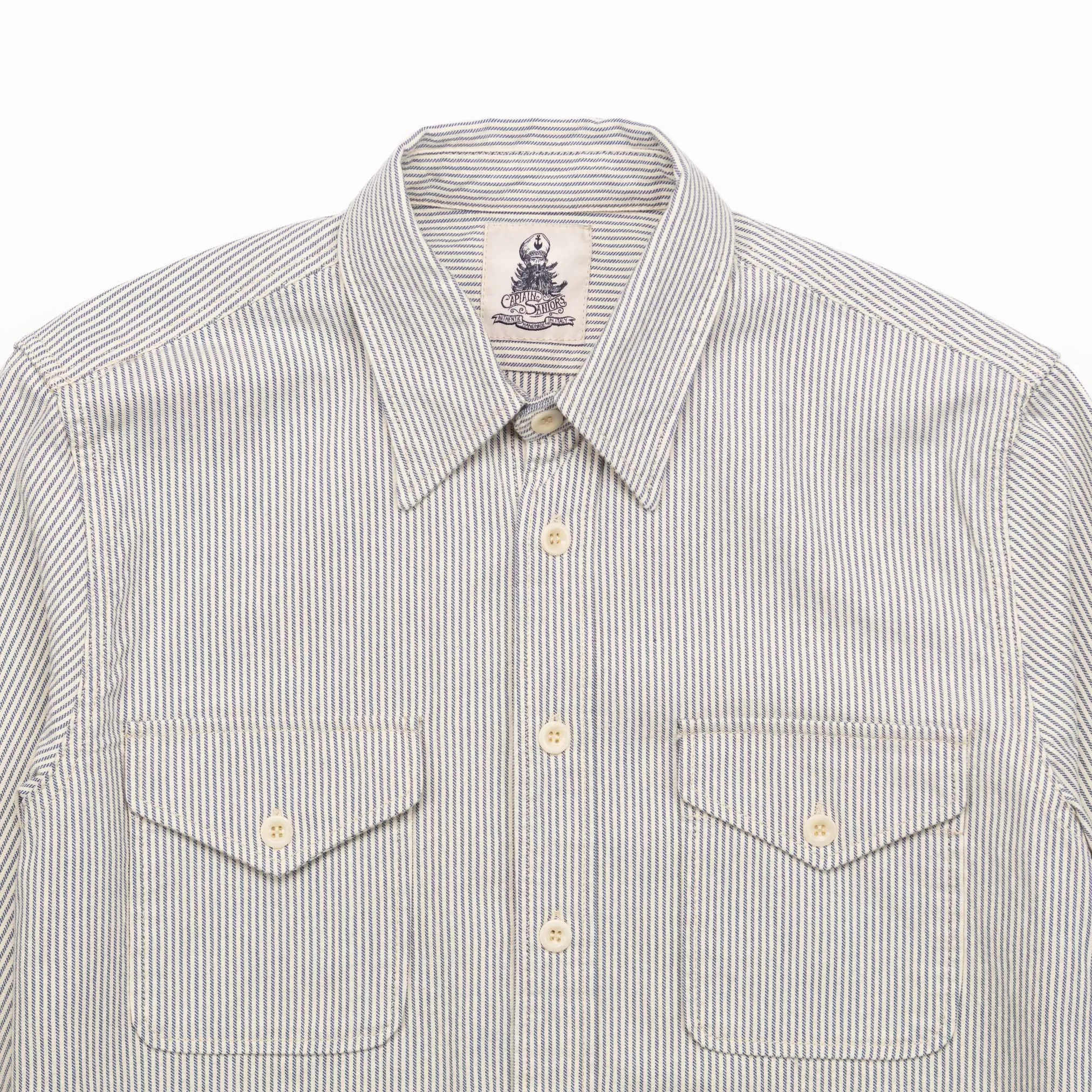 8811 Shirt in Blue Stripe