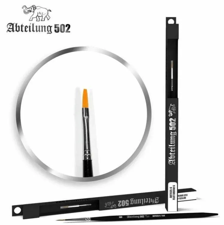 Abteilung 502 Deluxe Brushes - Flat Brush 6