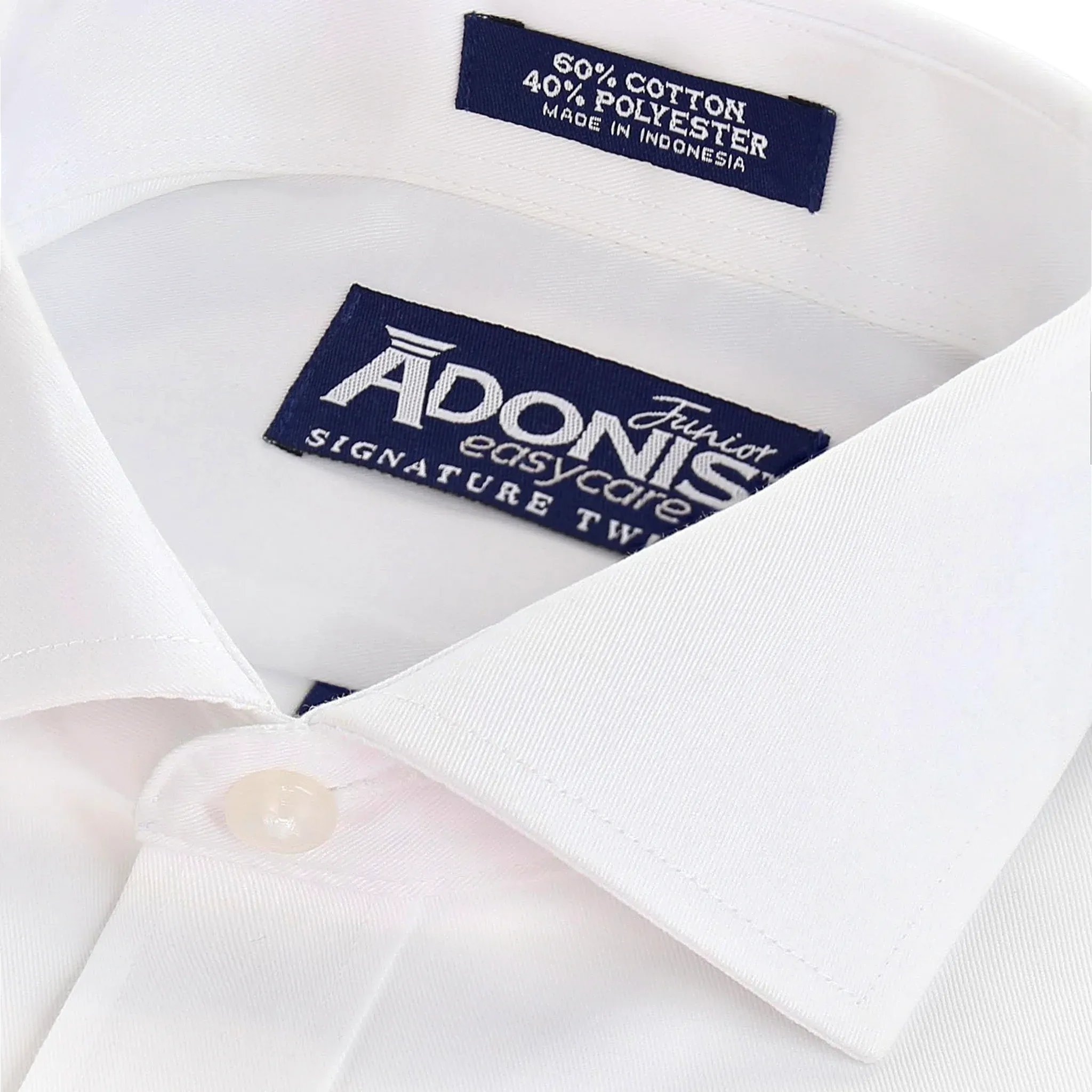 Adonis Signature Twill Easy Care Boys Dress Shirt - Short Sleeve