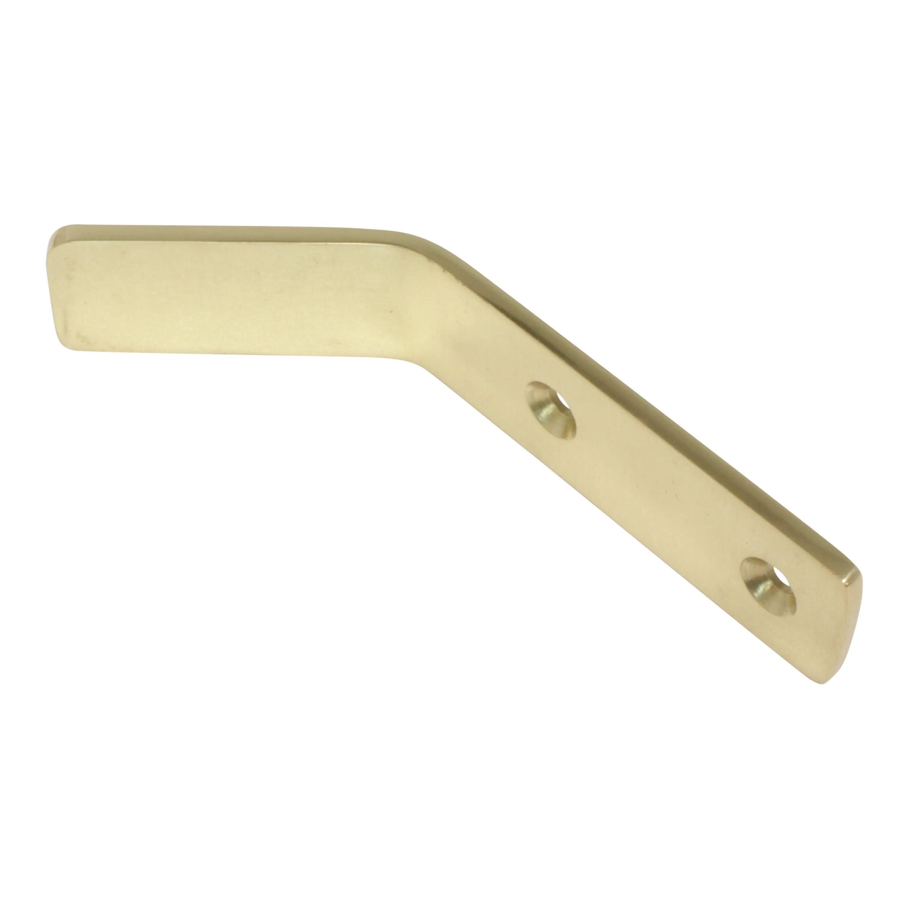 [Angled Hook BR2401] Brass Modern Industrial Wall Hook (1.4 Inch)