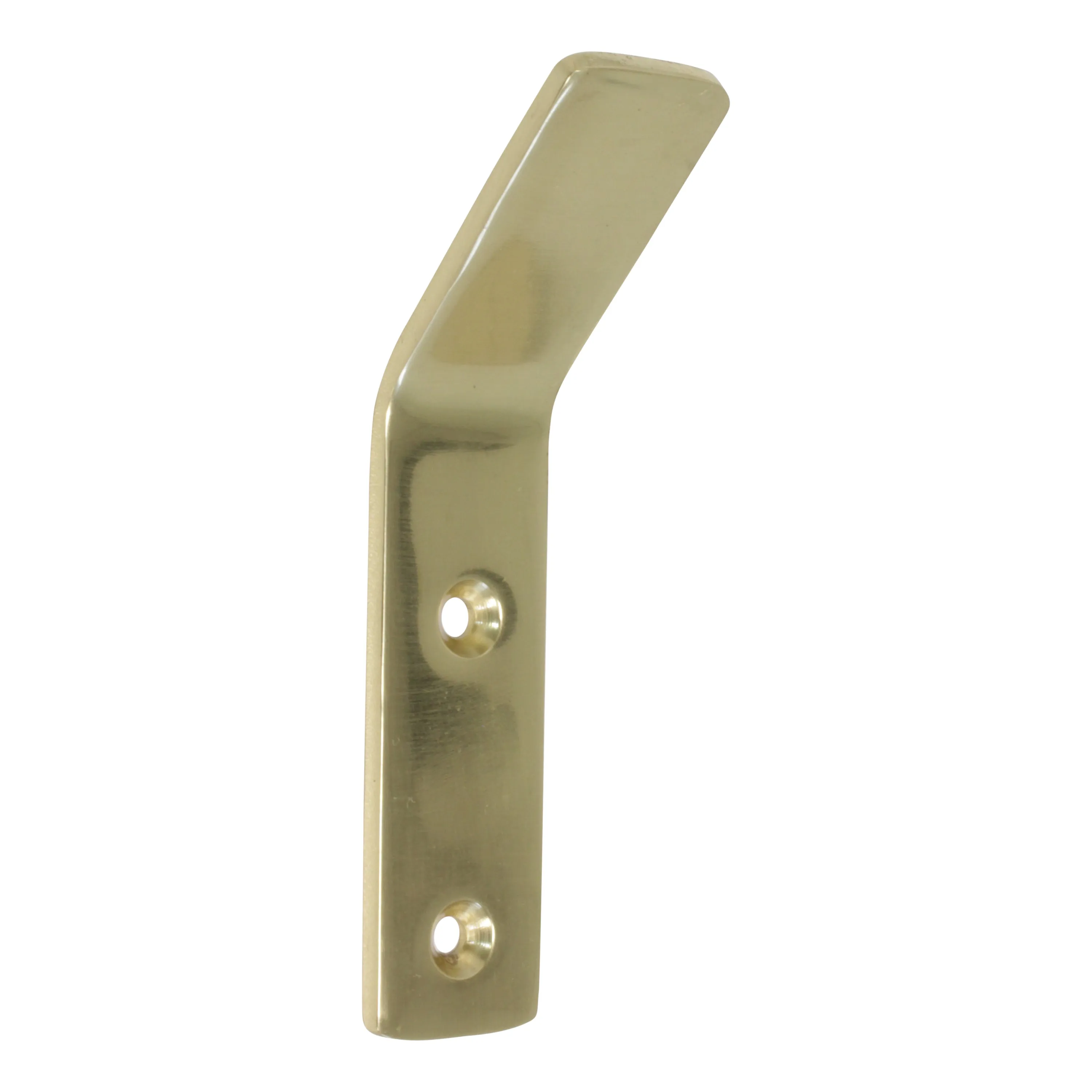 [Angled Hook BR2401] Brass Modern Industrial Wall Hook (1.4 Inch)