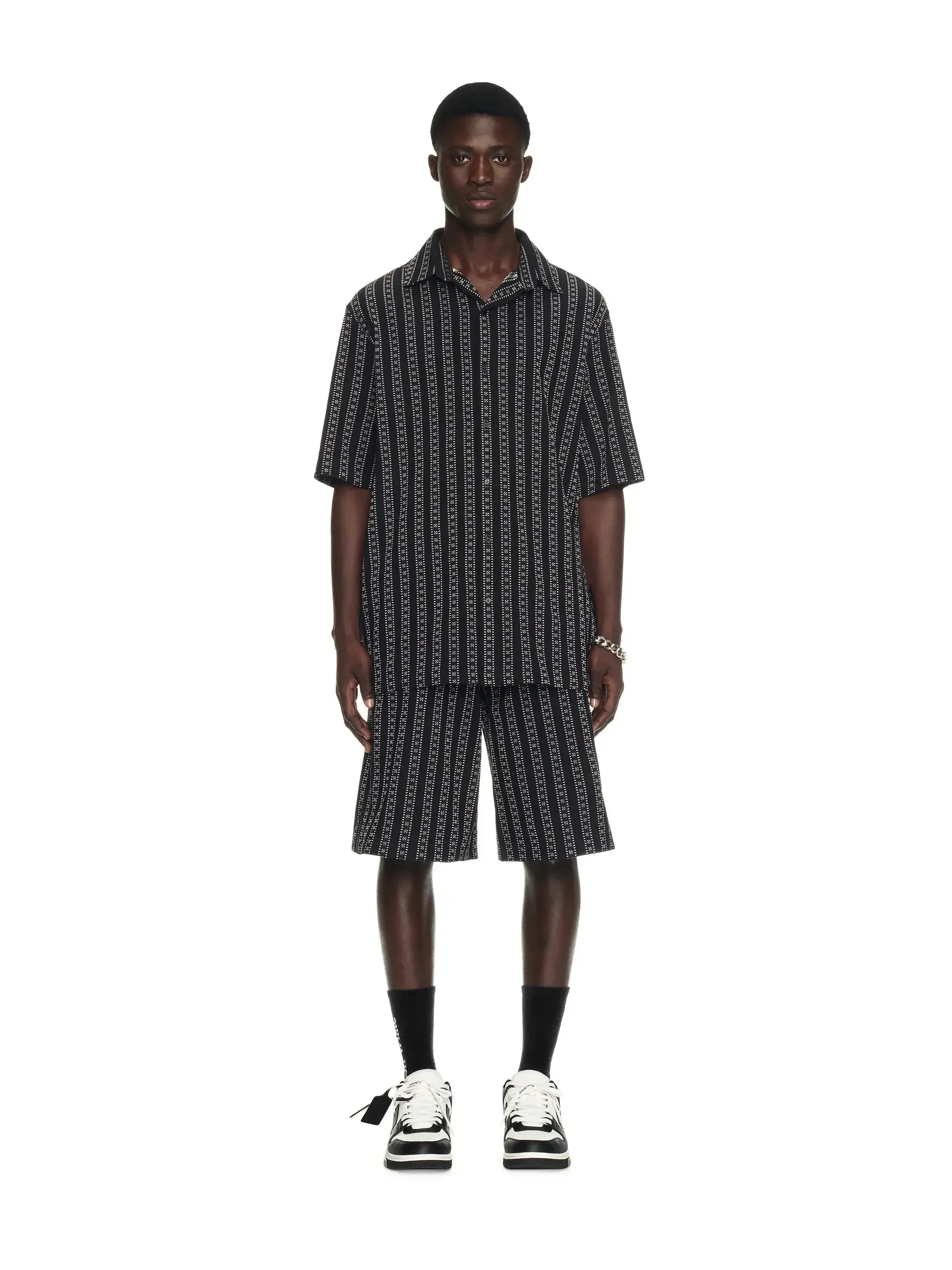 Arrow Stripes Bowling Shirt