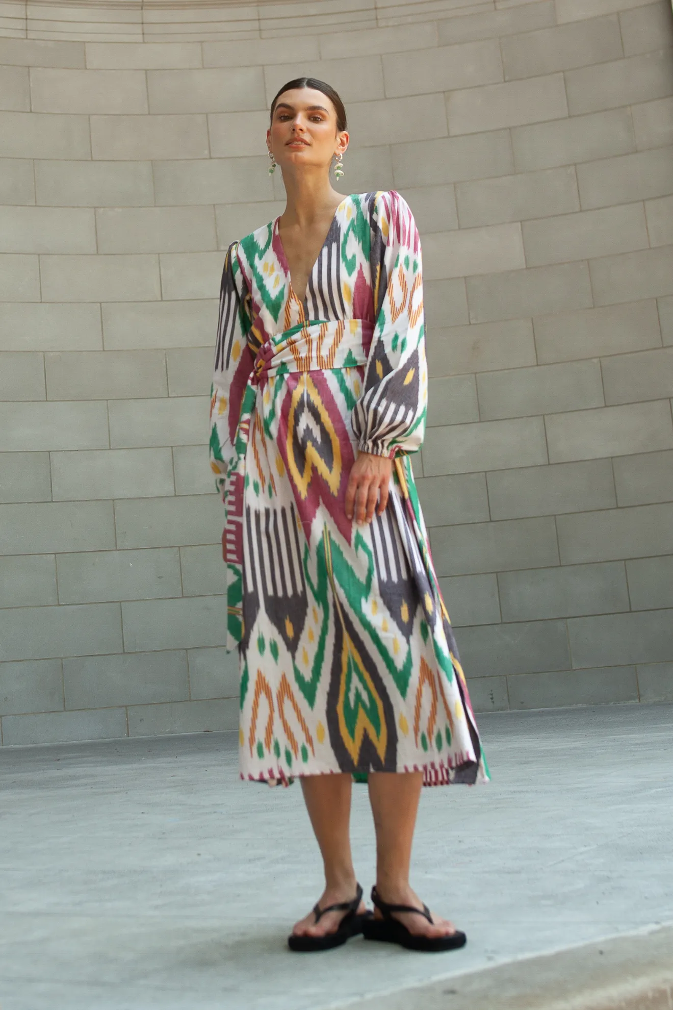 Atira Ikat Dress Multi