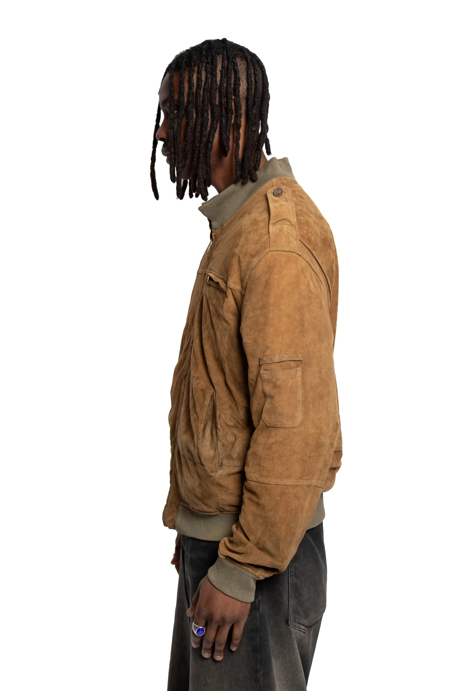 Avirex Suede Aviator Style Jacket