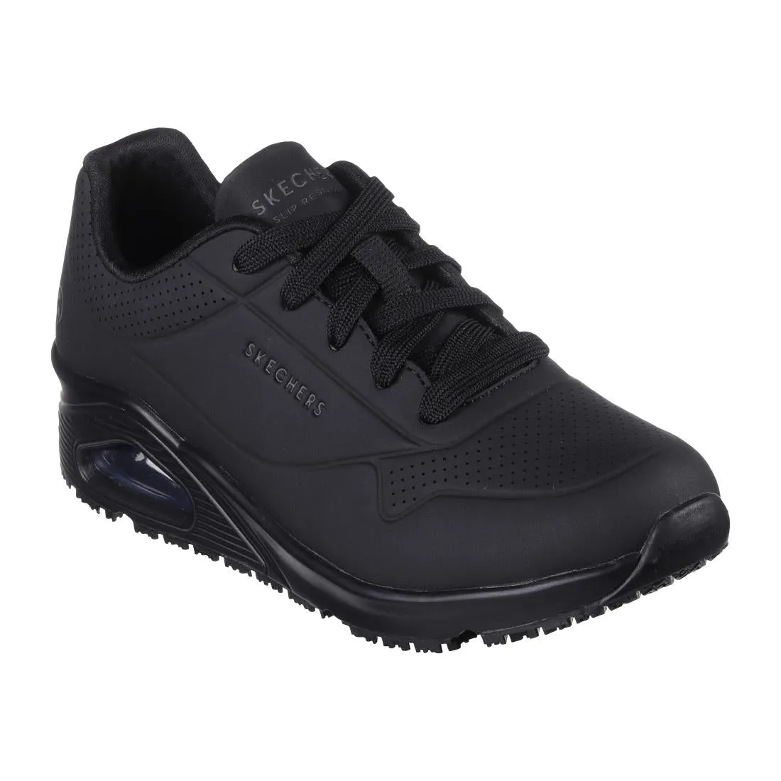 BA004-4 Skechers Work Womens Uno Slip Resistant Trainers Black 37