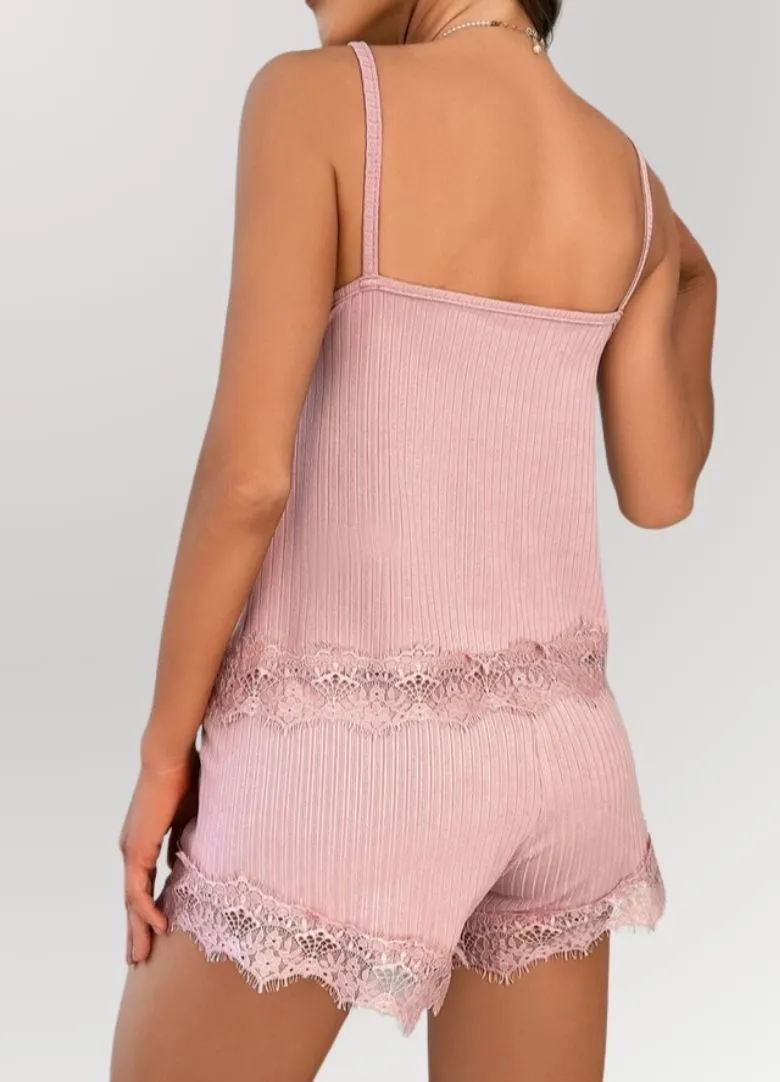 Babydoll Cami and Short Pajama Set*