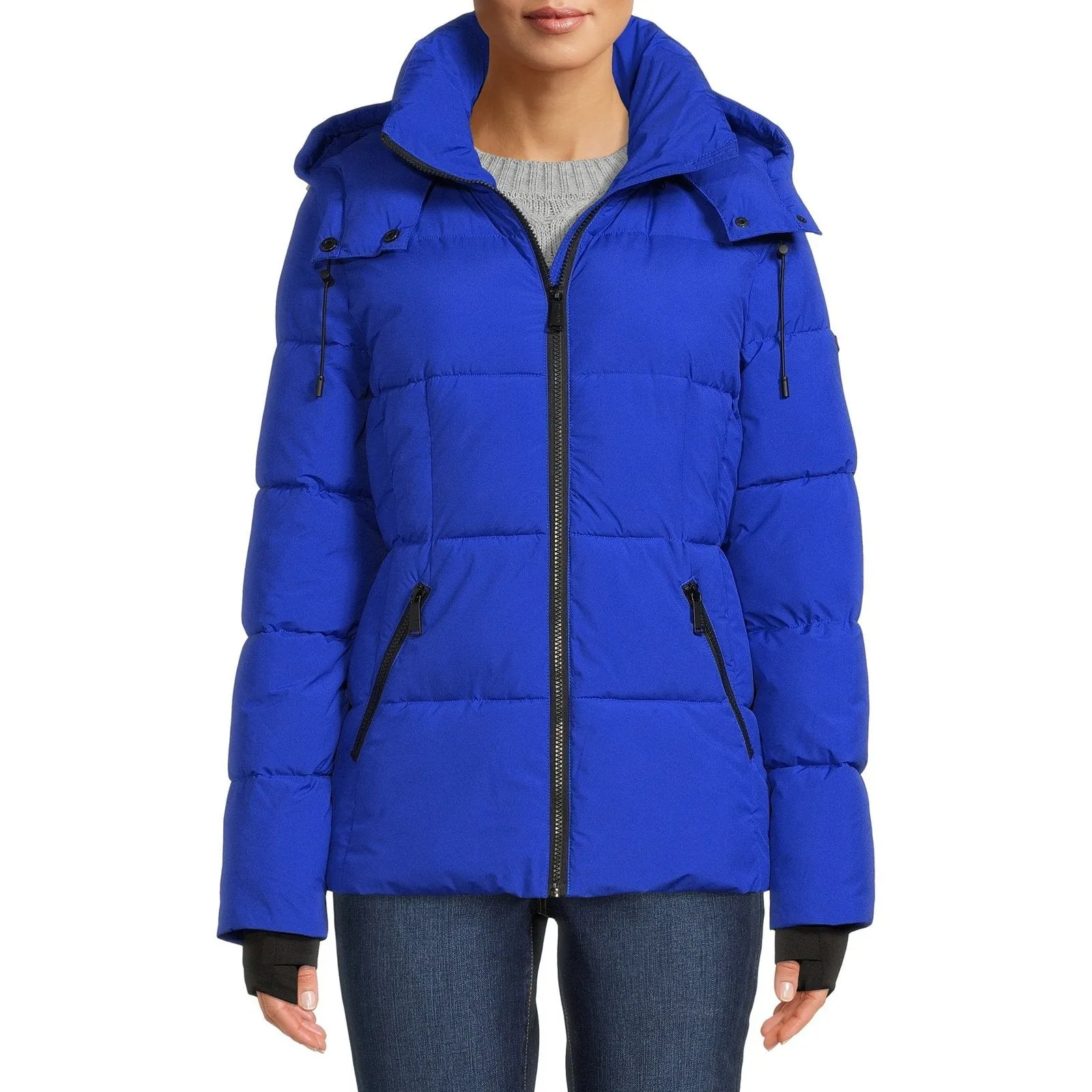 BCBG Paris Women's and Plus Cloud Puffer Coat with Hood