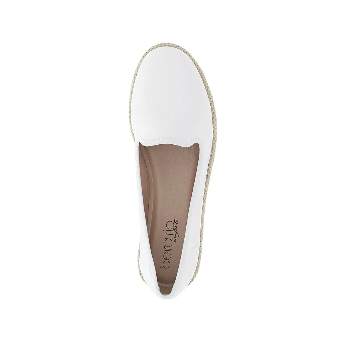 Beira Rio 4196.600 Women Fashion Loafer in White