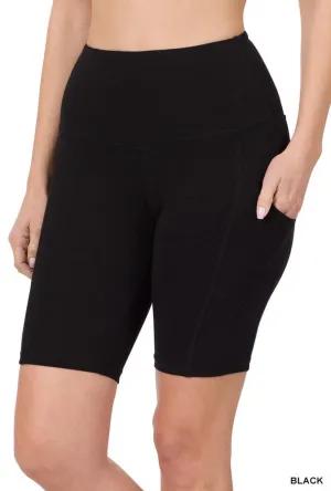 Black Everyday Biker Shorts