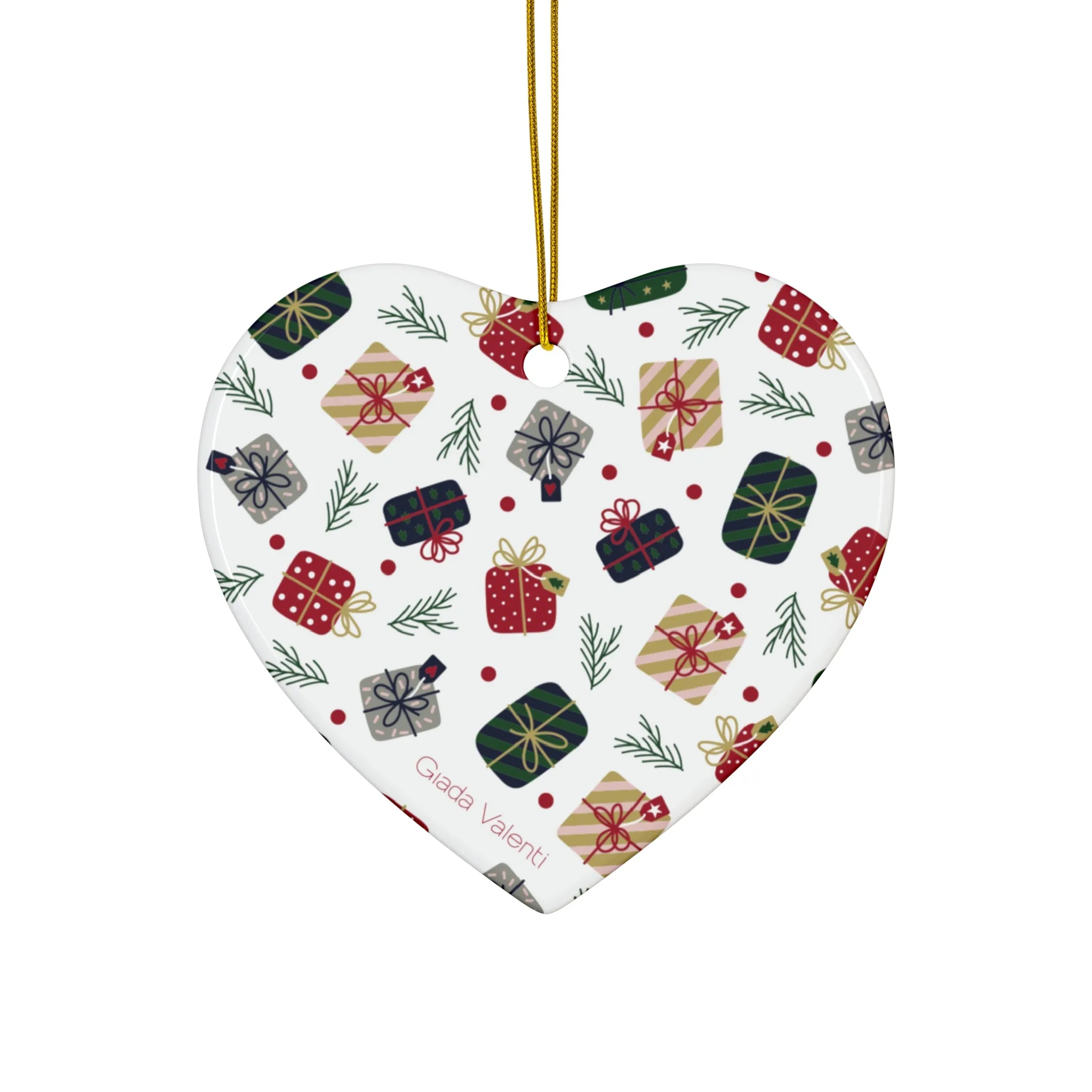 Ceramic Ornament with Italian Design print | Presents | Giada Valenti Collection