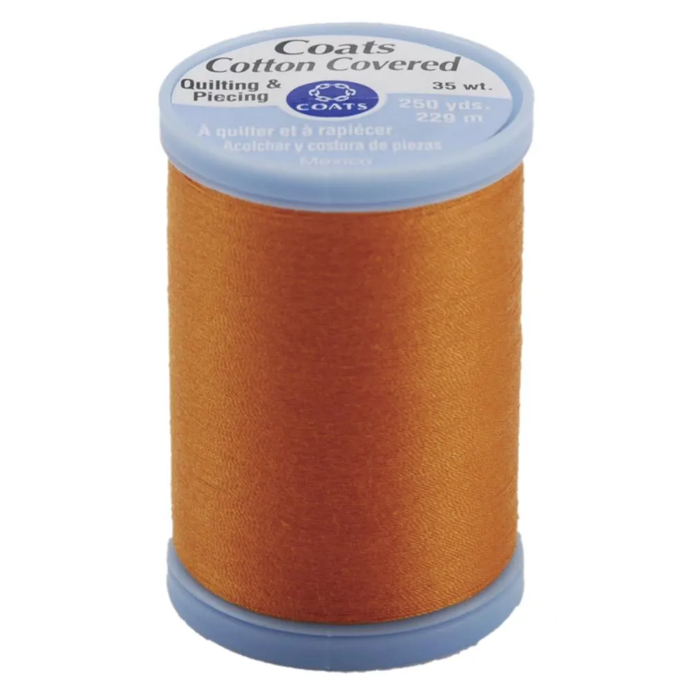 Coats - Cotton Covered Quilting & Piecing Thread 250yd - Tangerine