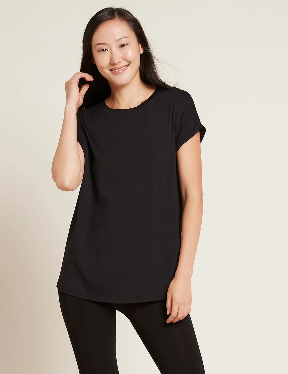 Downtime Lounge Top - Black