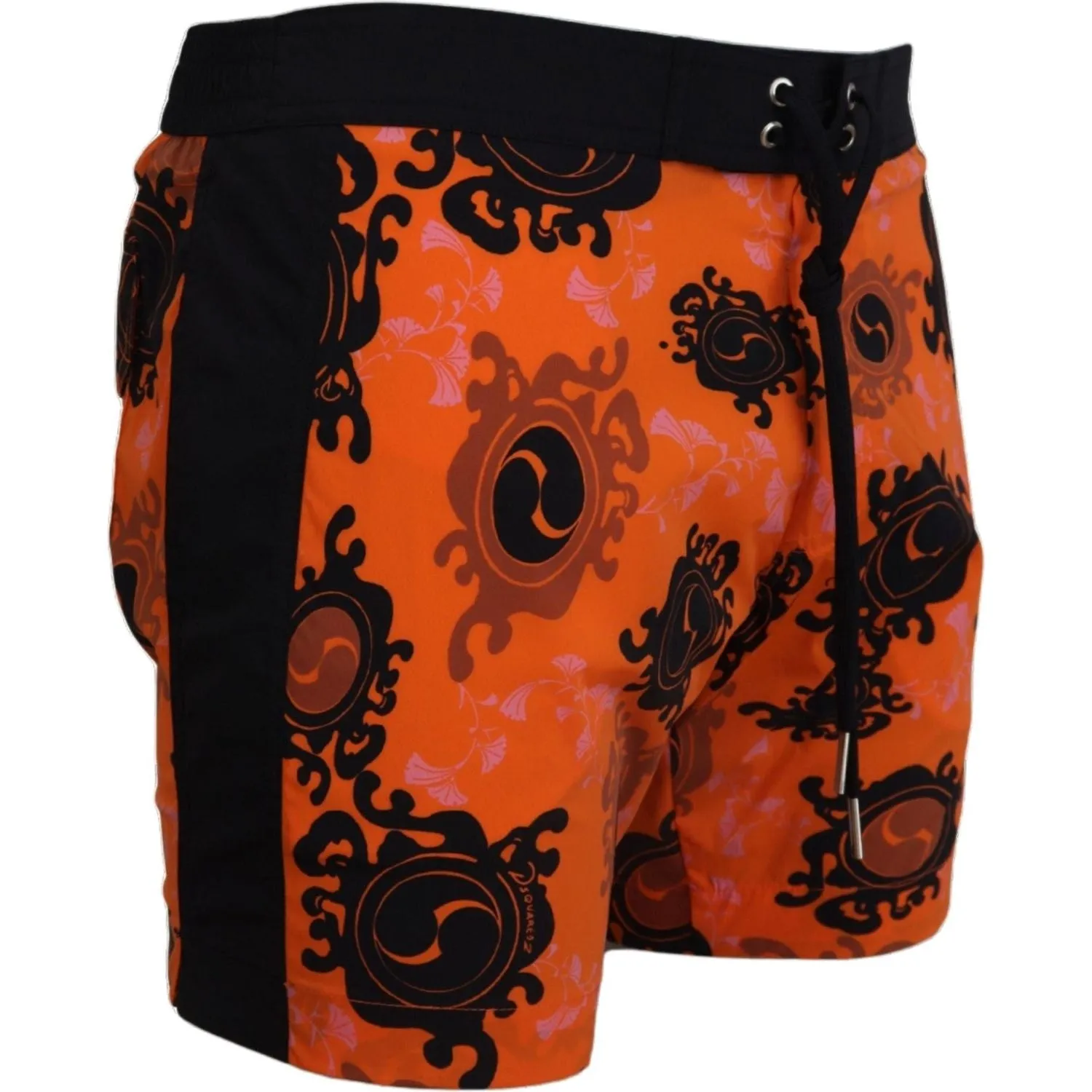 Dsquared² Chic Orange Swim Shorts Boxer for Men