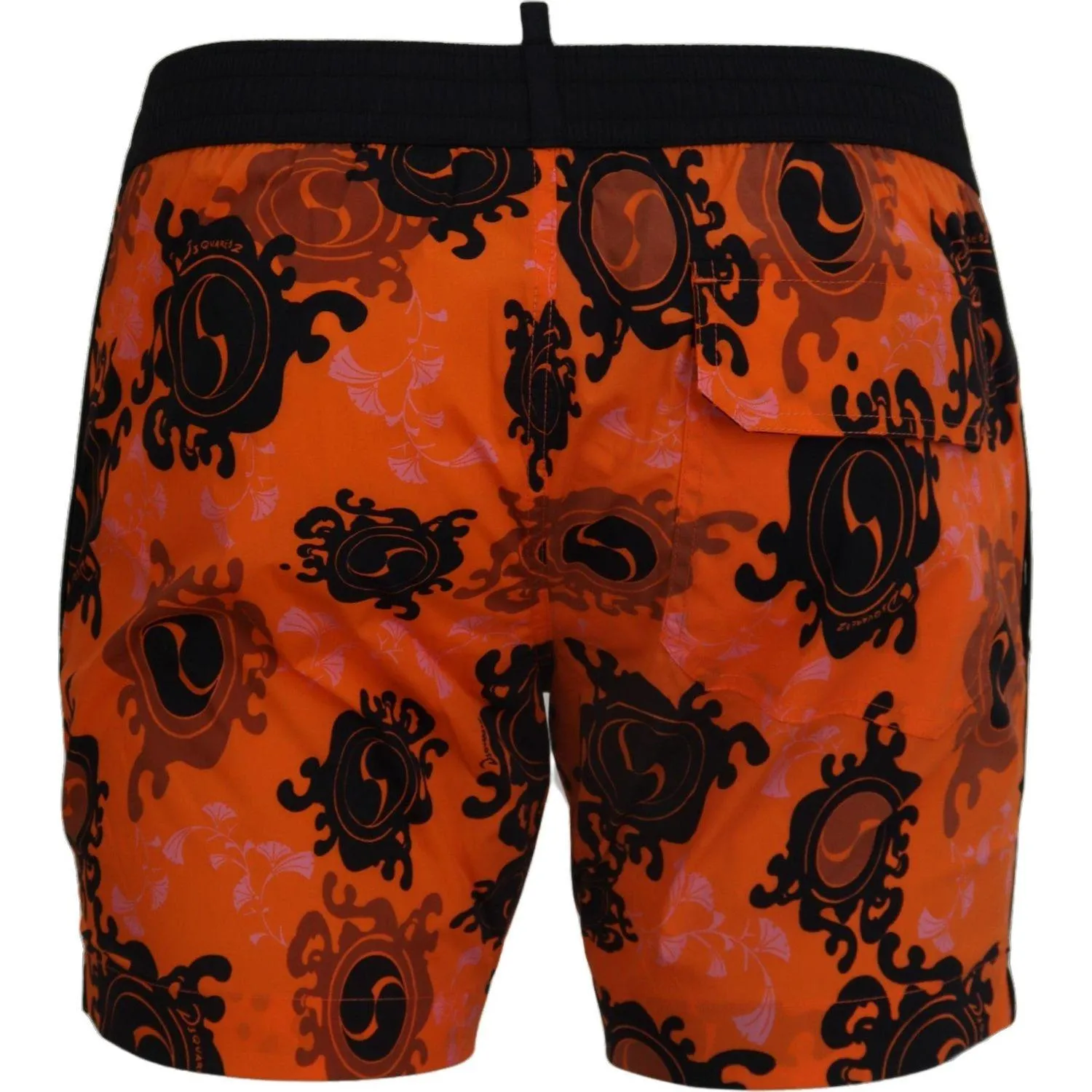 Dsquared² Chic Orange Swim Shorts Boxer for Men