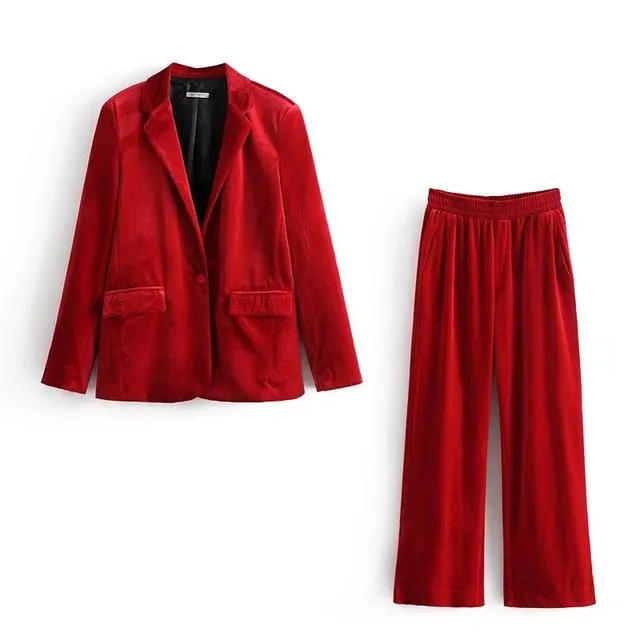 England Style Pure Color Women's Blazer