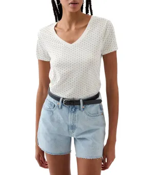 Favorite V-Neck T-Shirt Polka Dot