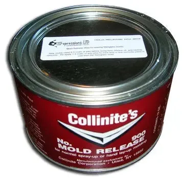 Fiberglass and Rubber Molds Release Wax