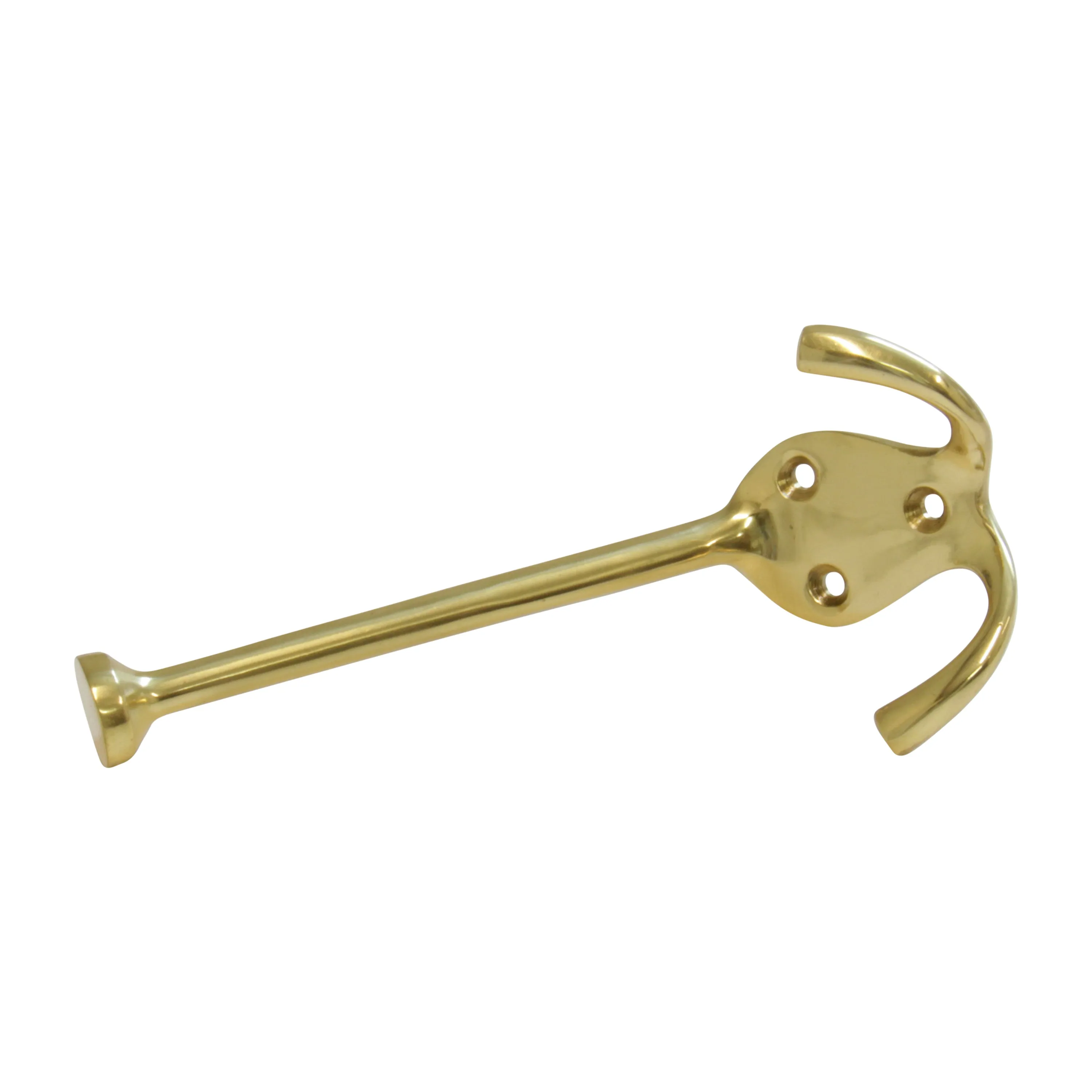 [Grip Hook BR2566] Brass Modern Wall Hook (3.9 Inch)