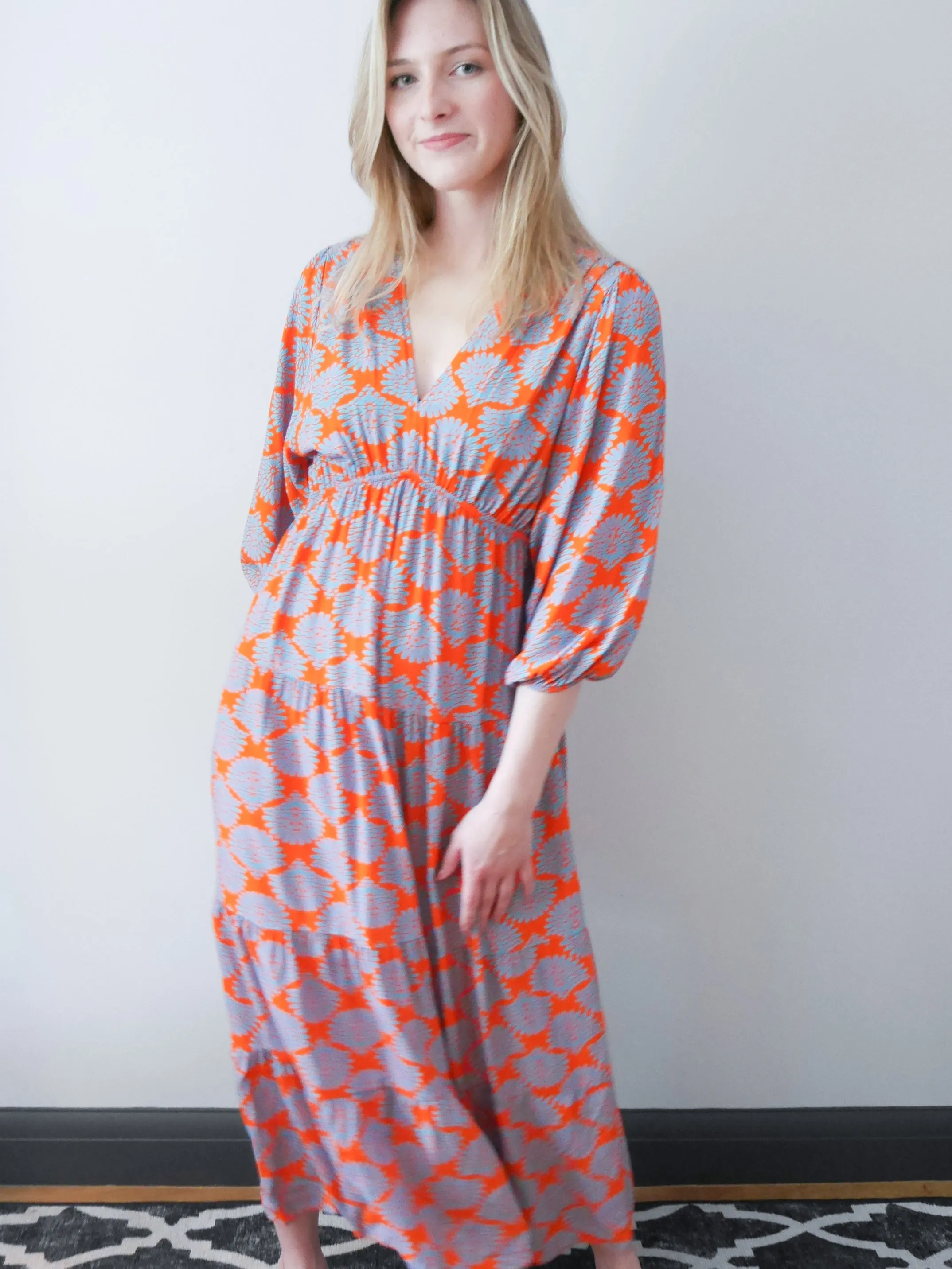 Hetty Dress Orange