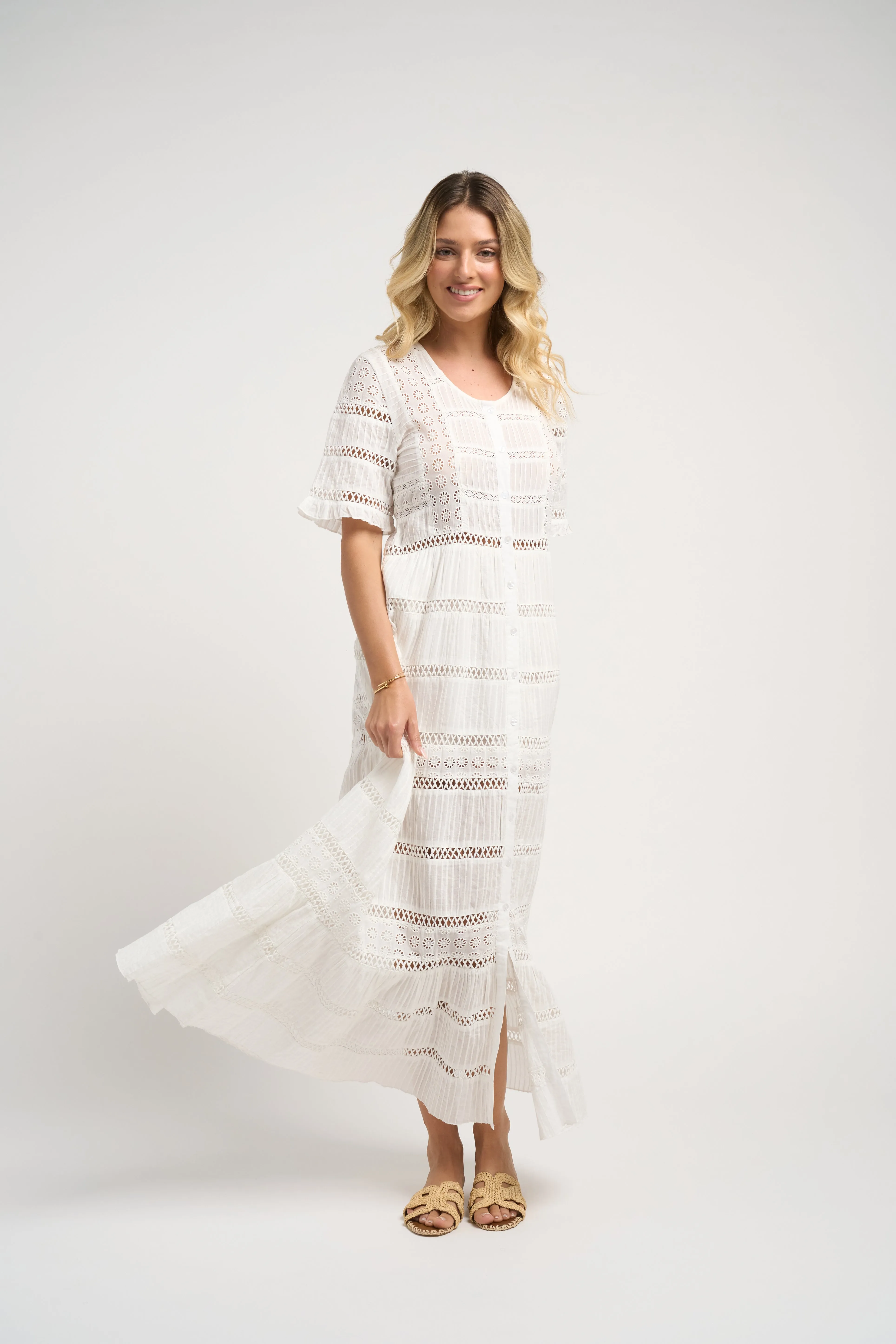 Julieta Dress White