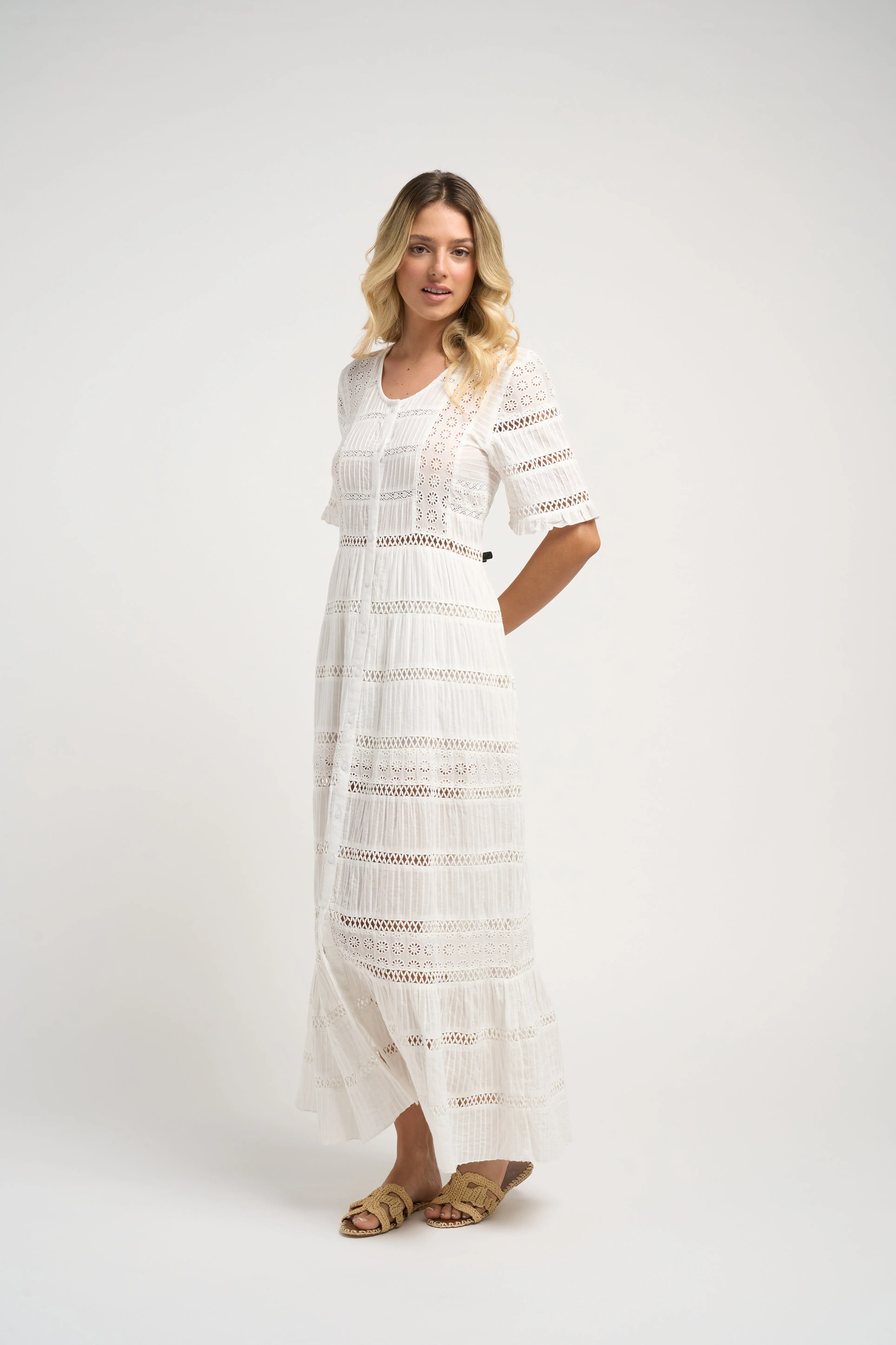 Julieta Dress White