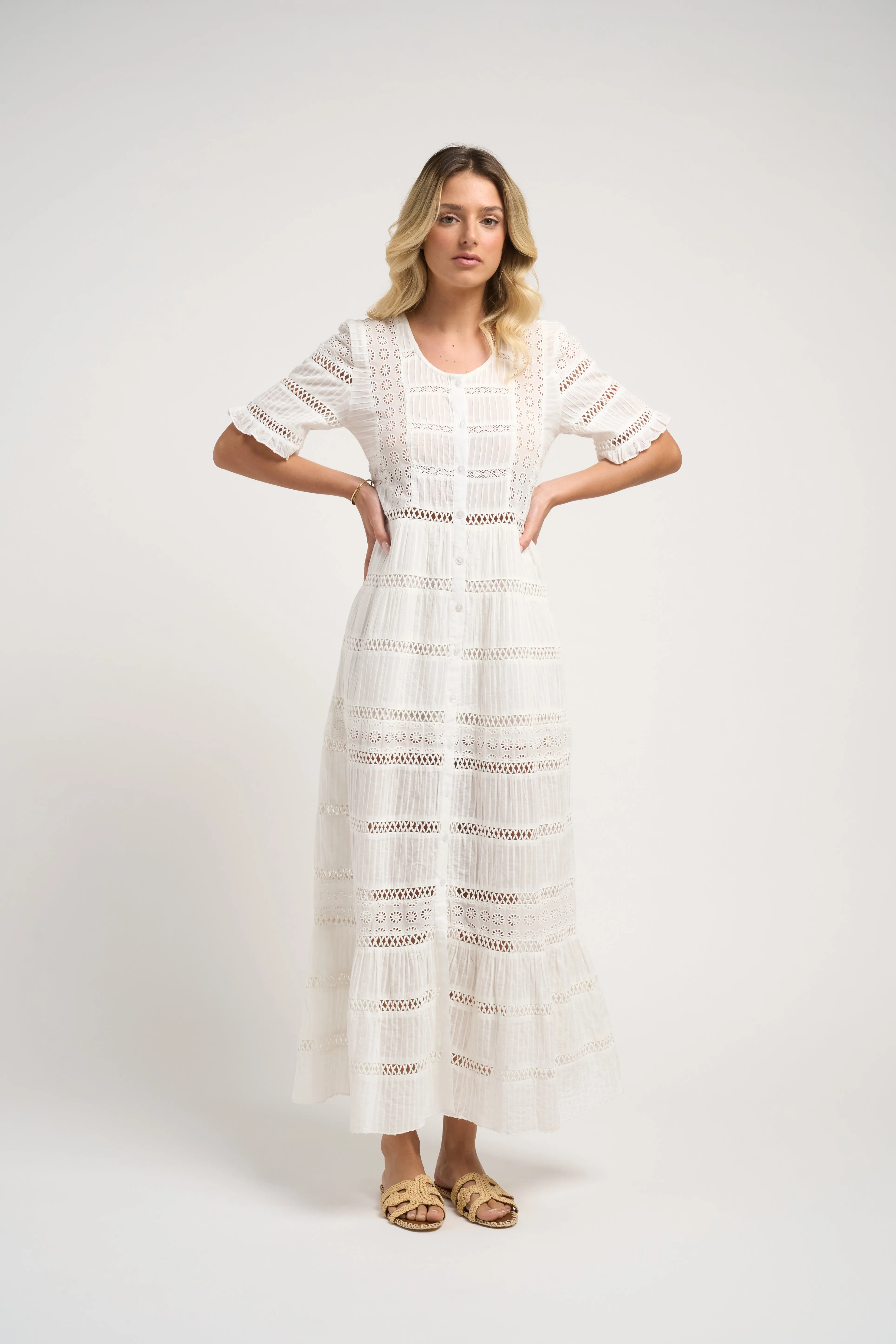 Julieta Dress White