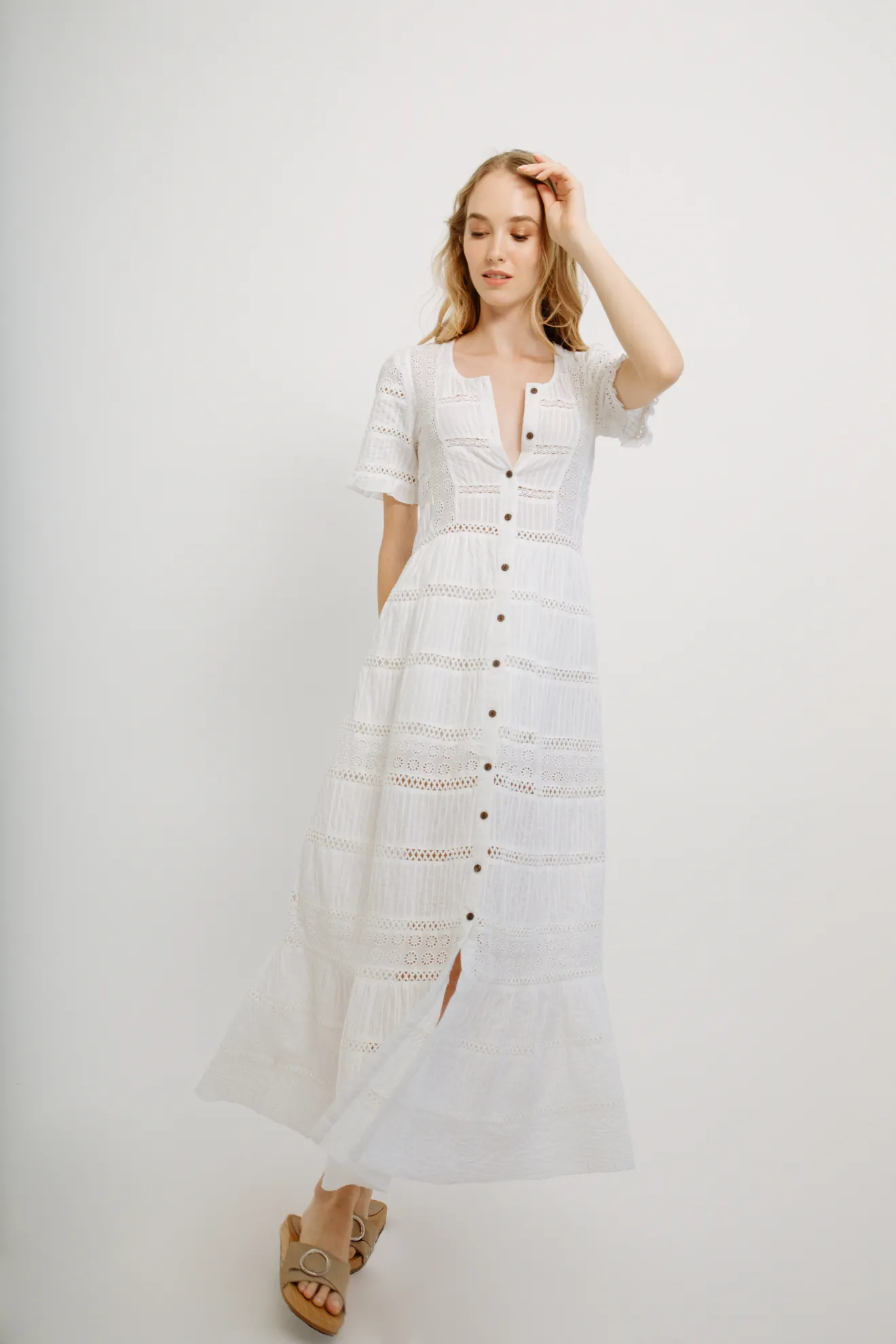 Julieta Dress White