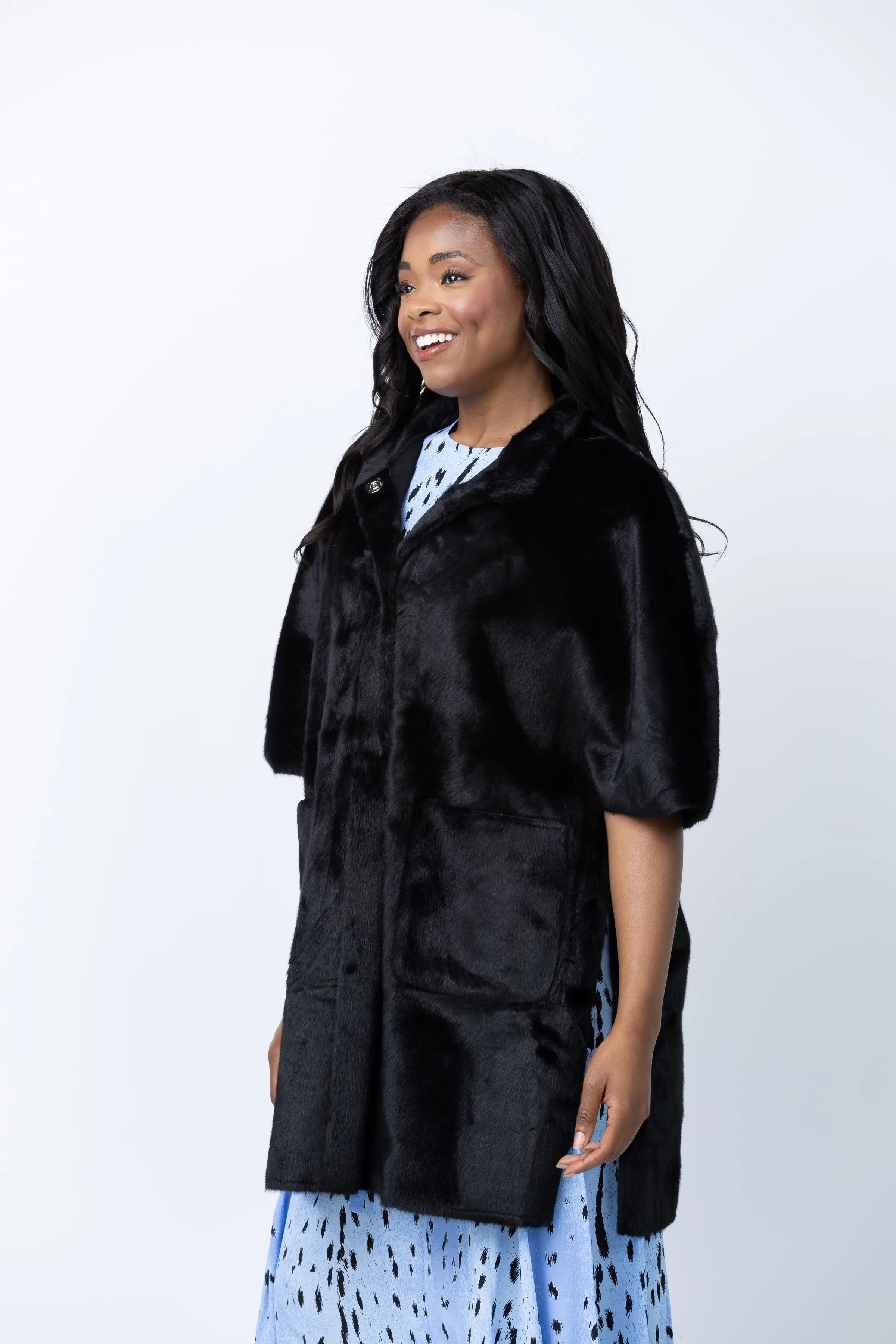 Love Token Nia Coat in Black