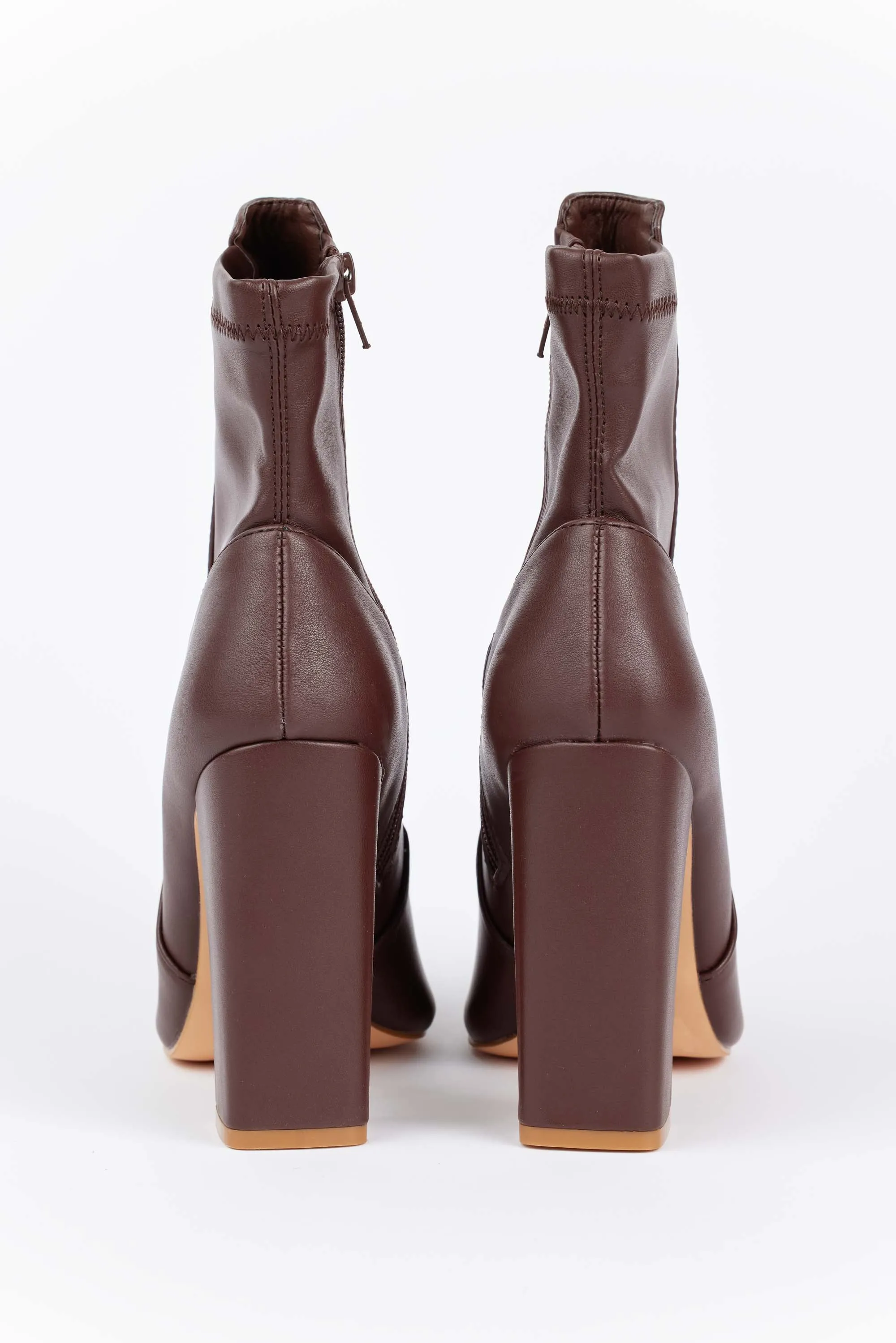 Maddie Booties- Brown