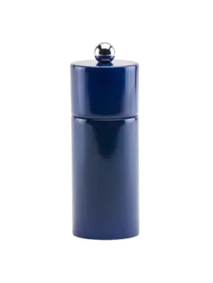 Navy Mini Column salt or pepper mill