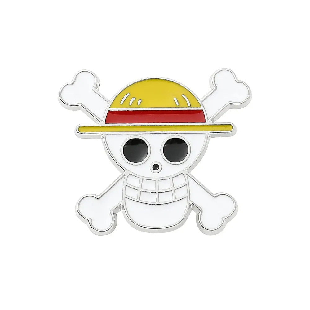 One Piece Skull Enamel Lapel Pins | Otakumise