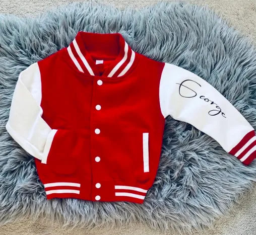 Personalised Varsity Style Jacket (3-13Yrs)