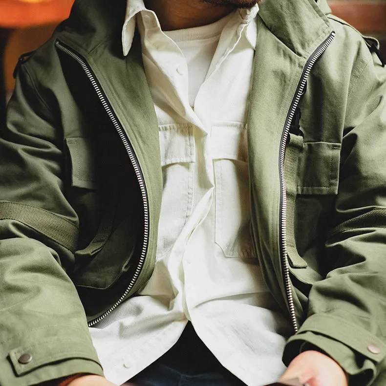 Retro Military Green Jackets