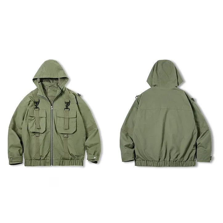 Retro Military Green Jackets