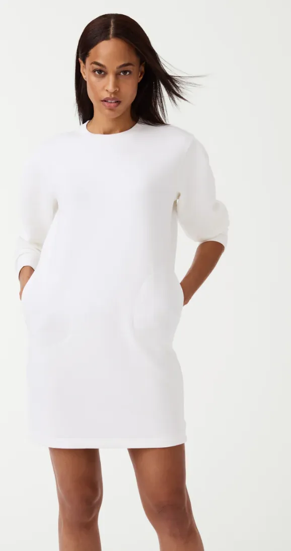 Spanx Airessential Crew Neck Dress Powder