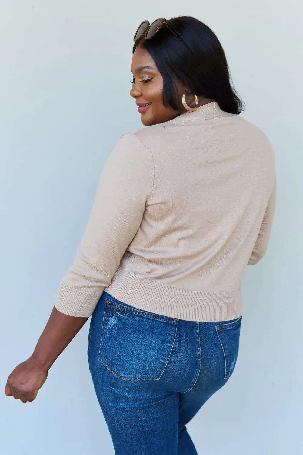 *STEAL* My Favorite Cropped Cardigan (Khaki)