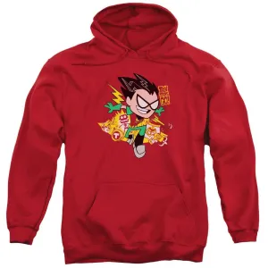 Teen Titans Go Robin Adult Red Hoodie