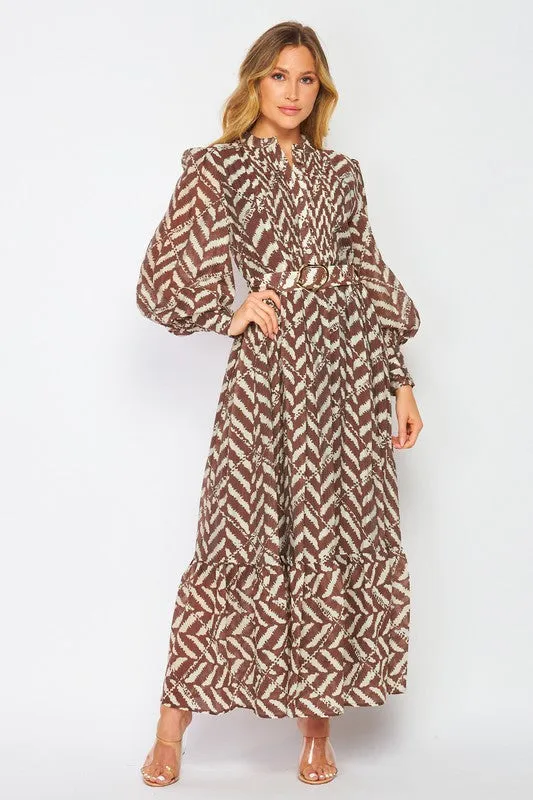 The Jenni dress- Brown