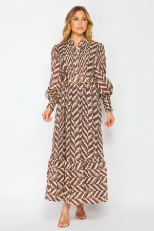 The Jenni dress- Brown