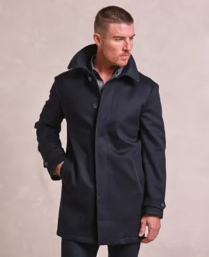 The Lincoln - Italian Car Coat - Navy