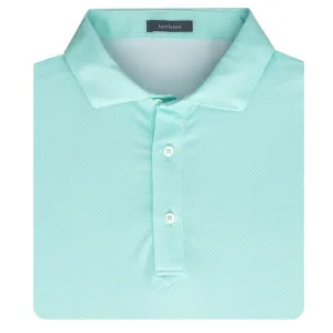 Turtleson Clarence Mini Diamond Jacquard Performance Polo