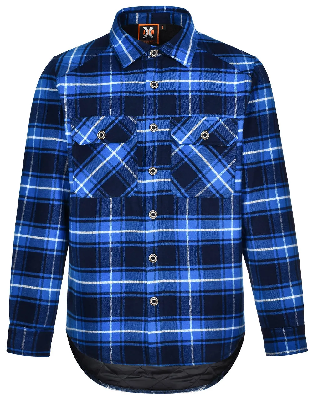 Unisex Quilted Flannel Shirt-Style Jacket - WT07